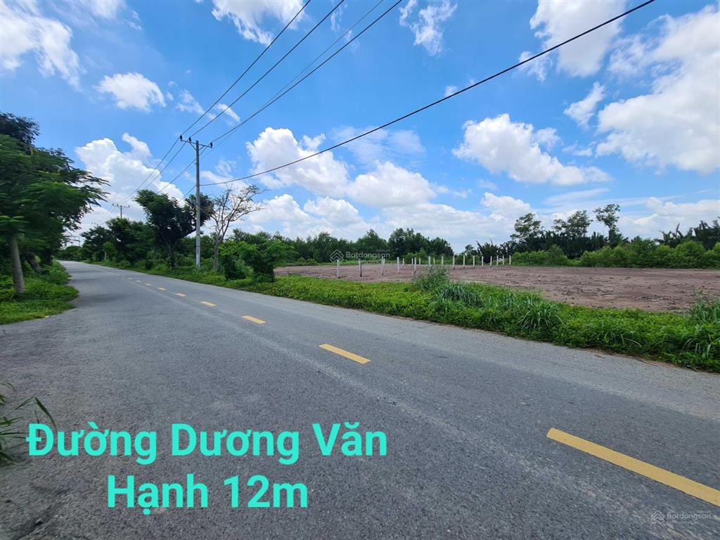 Bán đất 3 mặt tiền đường dương văn hạnh, xã lý nhơn, huyện cần giờ