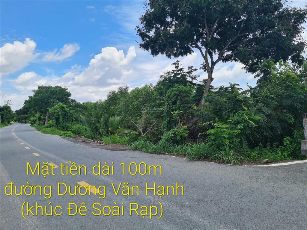 Bán đất 3 mặt tiền đường dương văn hạnh, xã lý nhơn, huyện cần giờ