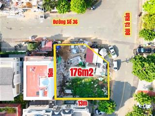 Bán đất góc 2 mặt tiền bùi tá hán an phú  an khánh, q2 dt 176m2(13mx16m)  giá 54,5 tỷ tl