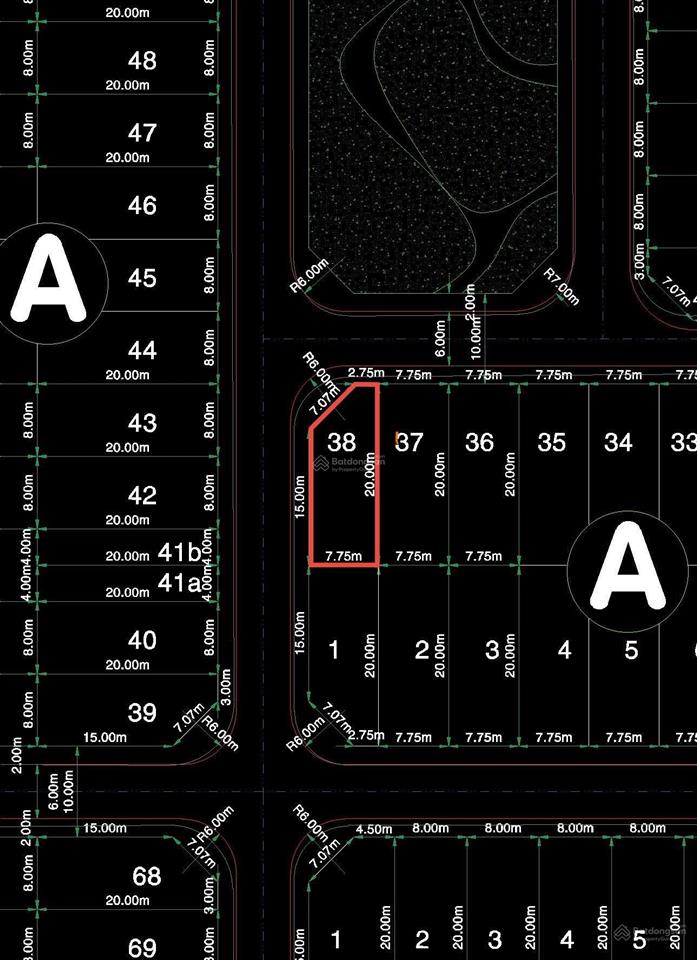 Bán nền lô góc huy hoàng lô a38 diện tích 142,5m giá 36xxxx tỷ, 0915 698 ***