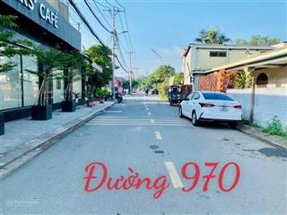 Bán lô đất đường 970, đường nhựa trước nhà 8m diện tích 63.3m giá 4,89 tỷ nở hậu  0915 698 ***