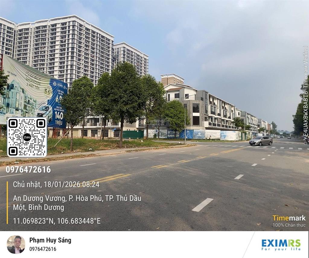 Chỉ cần 1,6 tỷ sở hữu shophouse 260m2 tại phố thương mại uni complex,p.bình dương,tp.hồ chí minh