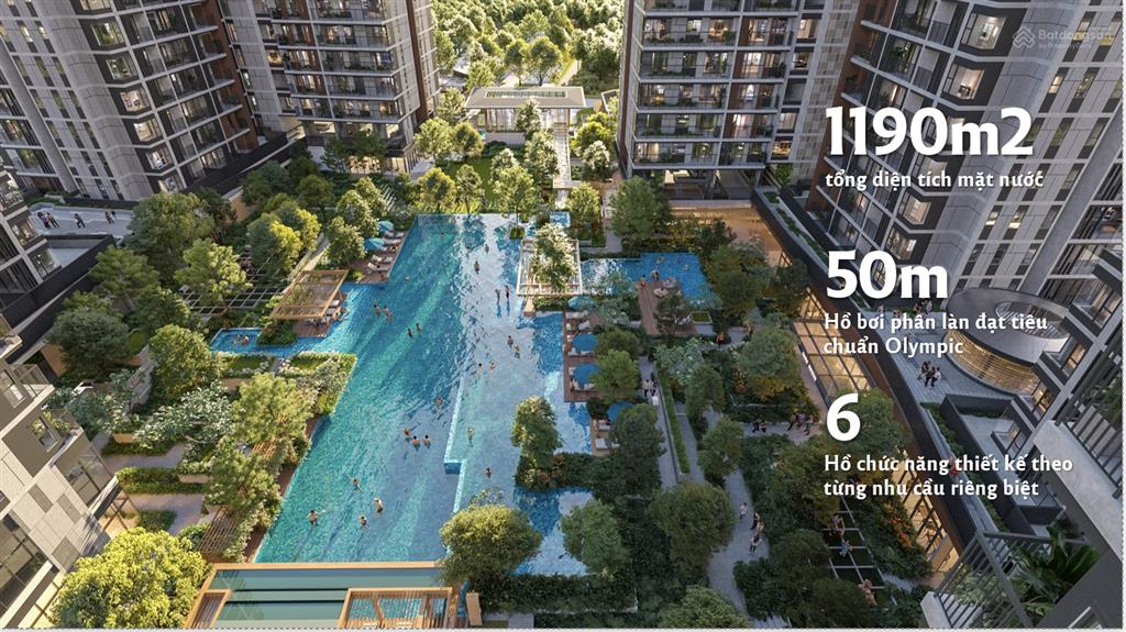 Sở hữu căn hộ 52.64m2 ban công dài view hồ bơi chỉ 4tỷ2 (all in)  thanh toán 30% nhận nhà