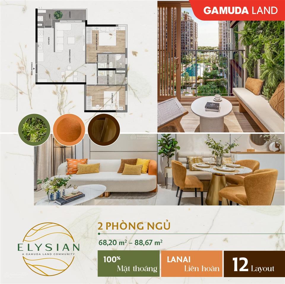 Sở hữu elysian căn góc 68m2 view nội khu chỉ 5tỷ all in  thanh toán 5% ký hđmb  nhận nhà 2027