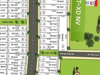 Chính chủ gởi bán hơn 10 lô khu nam cường 1357 tỉnh lộ 43 có lô giá tốt 3,5 tỷ/55m2  0932 683 ***