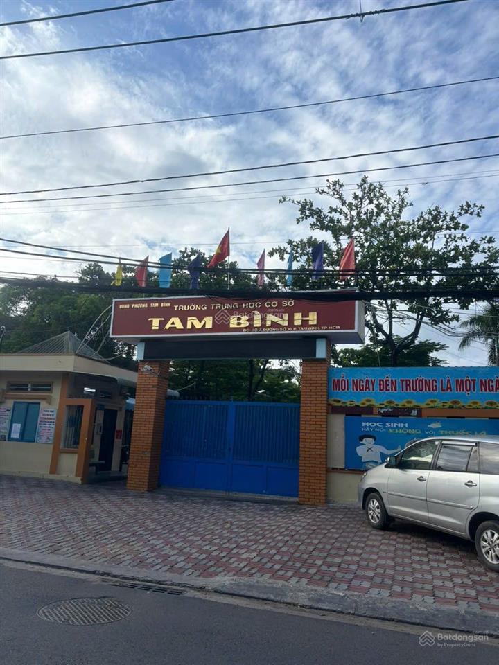 Bán đất đường số 10 ngay trường thcs tam bình sát vành đai 2 đang làm dt 9 x 14,3m  0932 683 ***