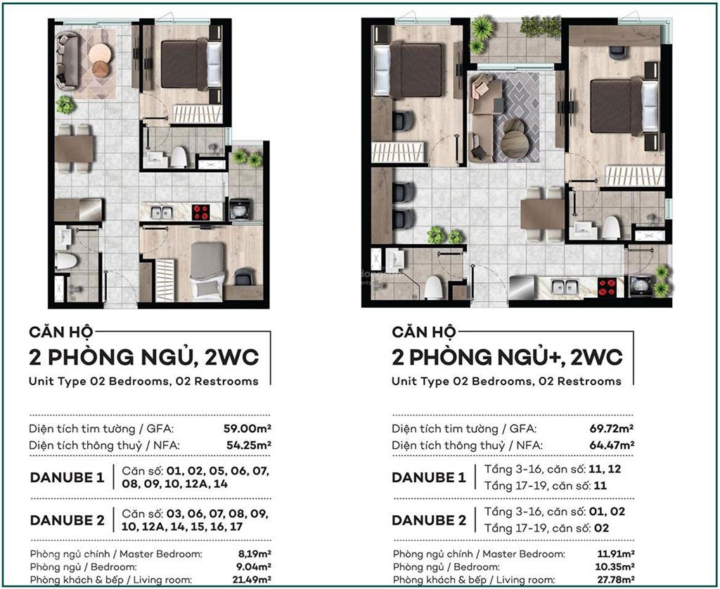 Bán căn 69m2 view ngoại khu + giá 3,1 tỷ (102%) hỗ trợ vay. sổ hồng sẵn