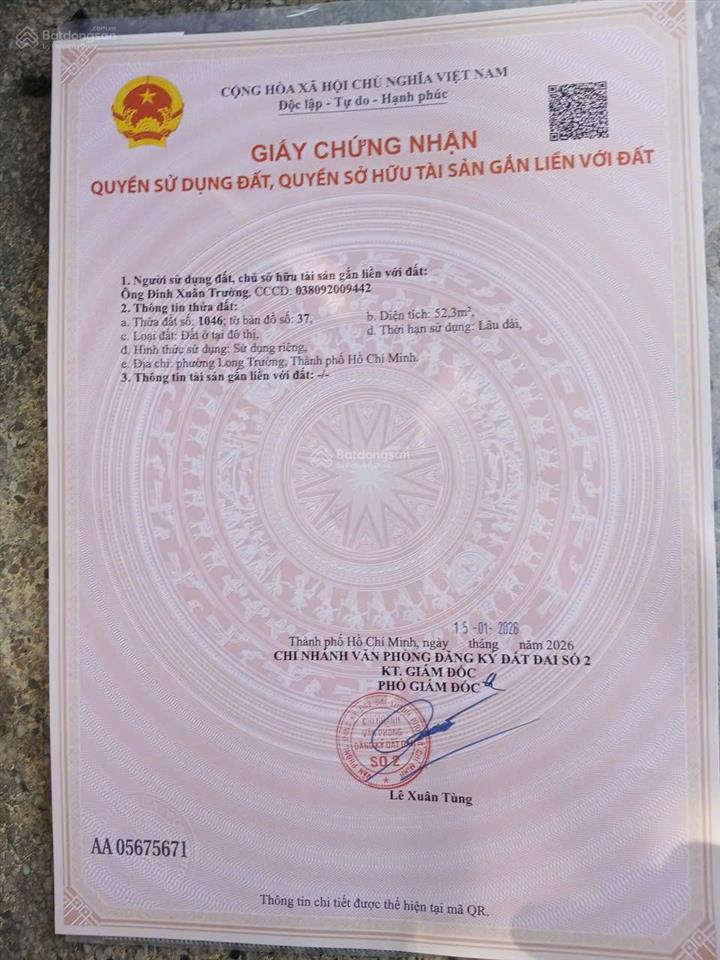 Đất kdc riocasa chợ long trường đường trường lưu, long trường, quận 9, 51m2, giá 3.6ty tl