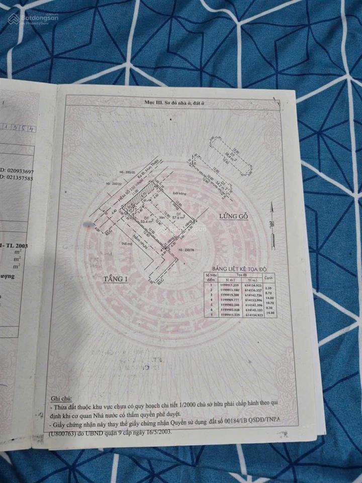 Bán đất 2 mt hẻm man thiện,gần chợ đêm , khu cnc, tăng nhơn phú a, quận 9 cũ 154m2 giá 11ty