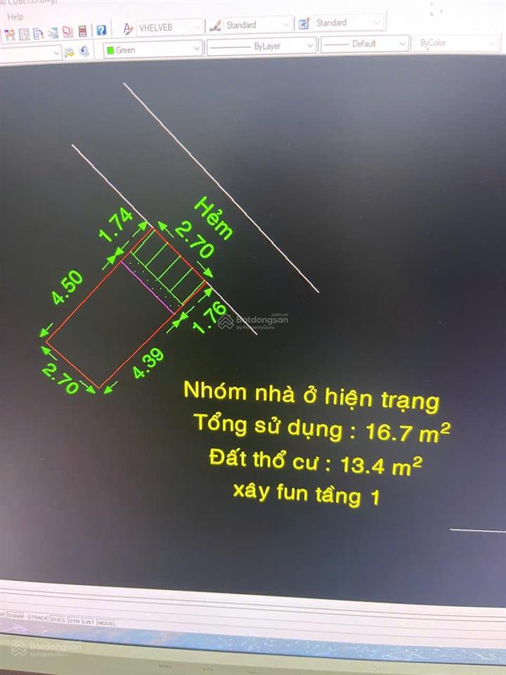 Bán nhà 1t1l hẻm 1 sẹc bên cạnh chợ đường 339, phước long b, quận 9 cũ giá 2,3 tỷ thương lượng