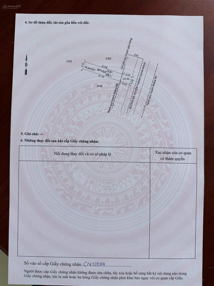 Chính chủ cần bán miếng đất sát dự án bcons city 109,1m2. giá 7,1 tỷ/căn 0909 011 ***