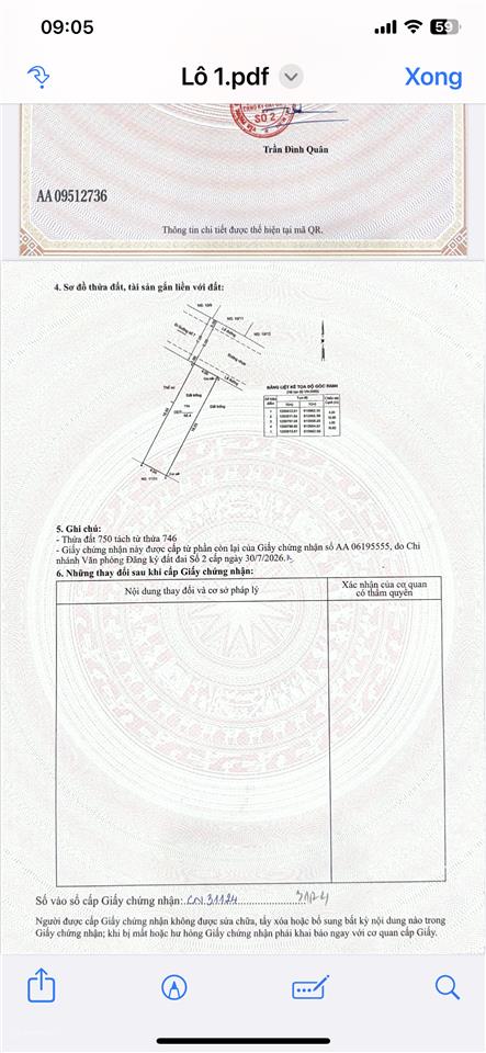 Cần bán lô đất 4x16,5=66,4m2 vị cách đường hoàng diệu 2 khoảng 200m, giá bán 7,6 tỷ