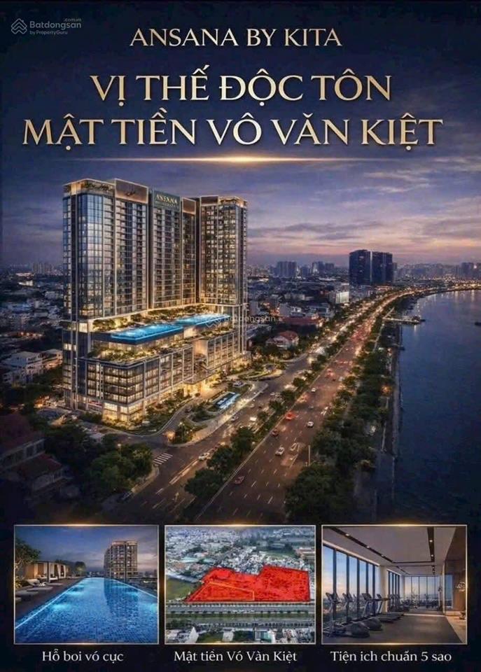Căn hộ cao cấp mặt tiền võ văn kiệt  ansana by kita mở bán giai đoạn 1