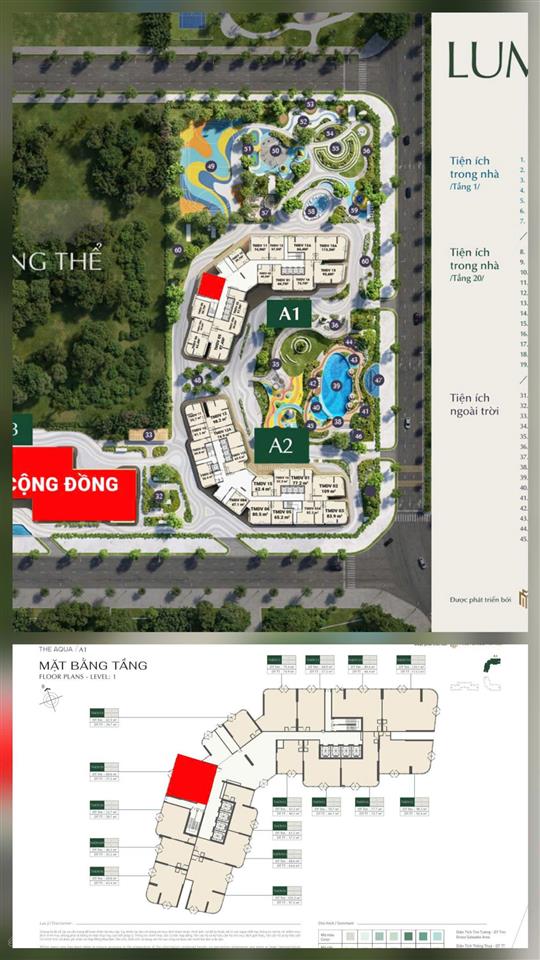 Bán shophouse tmdv tòa a1 lumiere evergreen, diện tích 60,6m2 giá chỉ 11,3 tỷ, htls 0% lên đến 80%