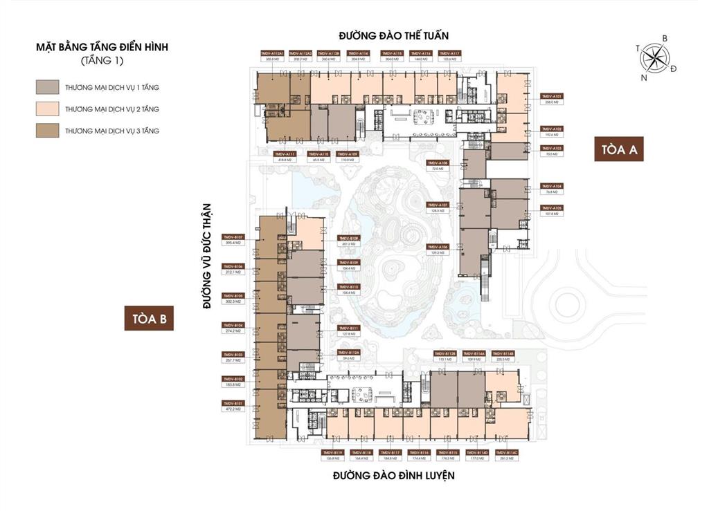 Bán shophouse long biên central, diện tích 203m2 thông 3 tầng, giá chỉ 22,2 tỷ, sổ hồng lâu dài