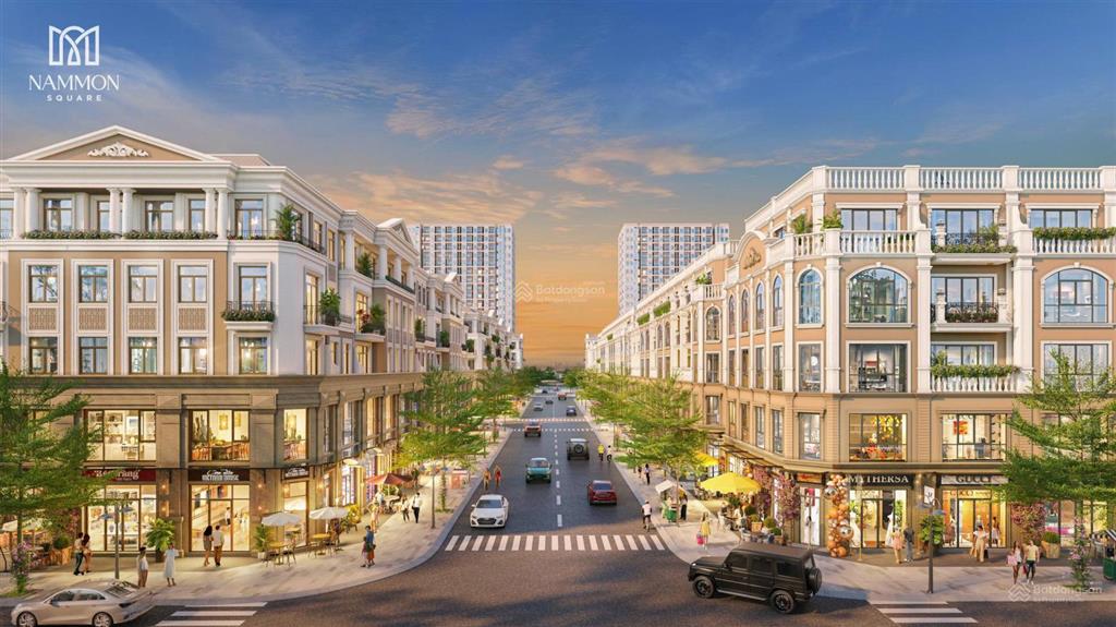 Bán shophouse nammon square mặt đường ql1, giá đầu tư đón sóng vin olympic, giá chỉ 162tr/m2