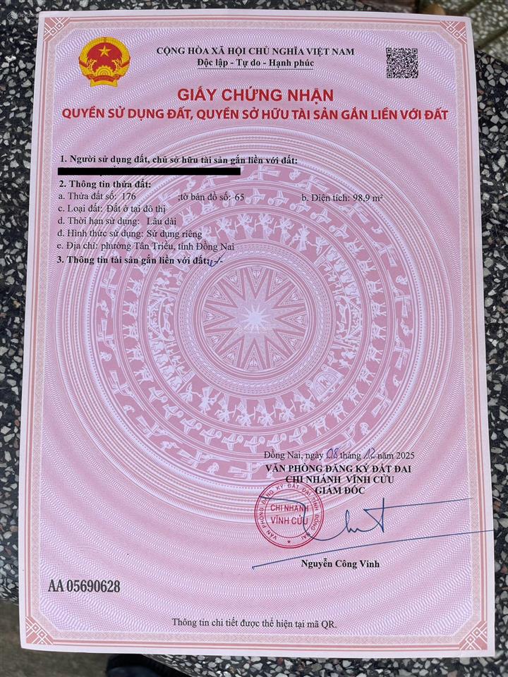 Cần bán gấp lô đất trước tết lô đất ngang 6m8 sổ riêng full thổ