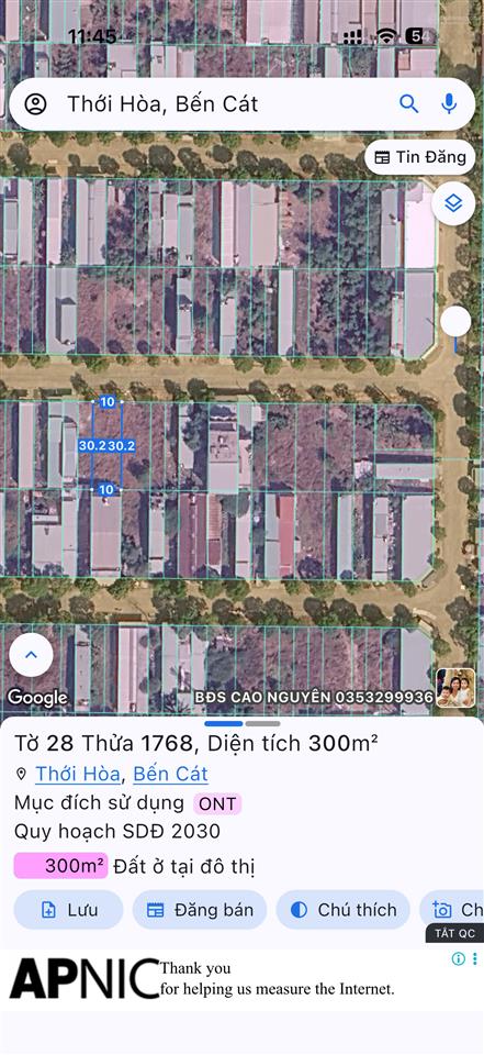 Cần bán lô đất mỹ phước 3, dt 10x30 full thổ cư giá chỉ 3 tỷ 1**  xem đất 0789 877 ***