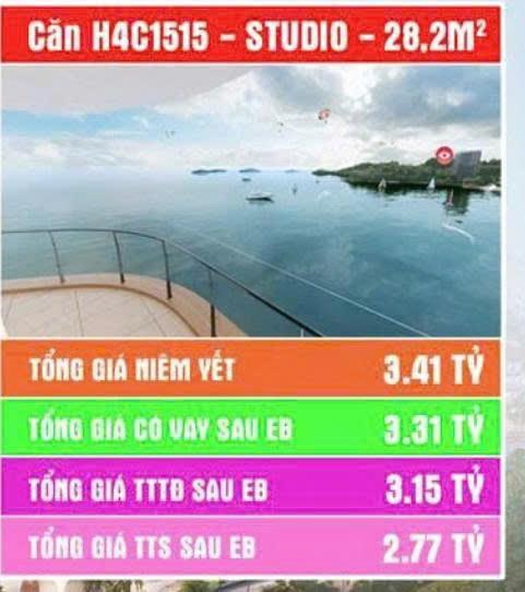 Chỉ từ 650 triệu - sở hữu căn hộ 5 sao, full nội thất view Vịnh Lan Hạ - Đảo ngọc Cát Bà