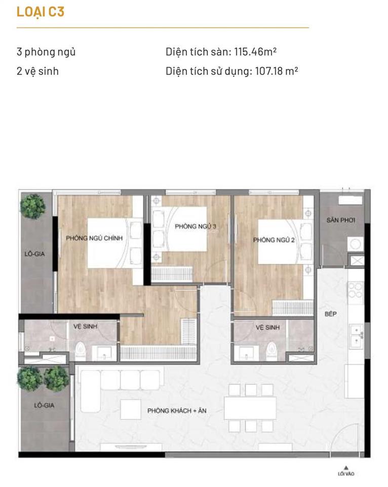 Bán cc elysian, lò lu, 8,88 tỷ, 115m2, 3pn lớn nhất  đặc biệt tặng 5 năm pql