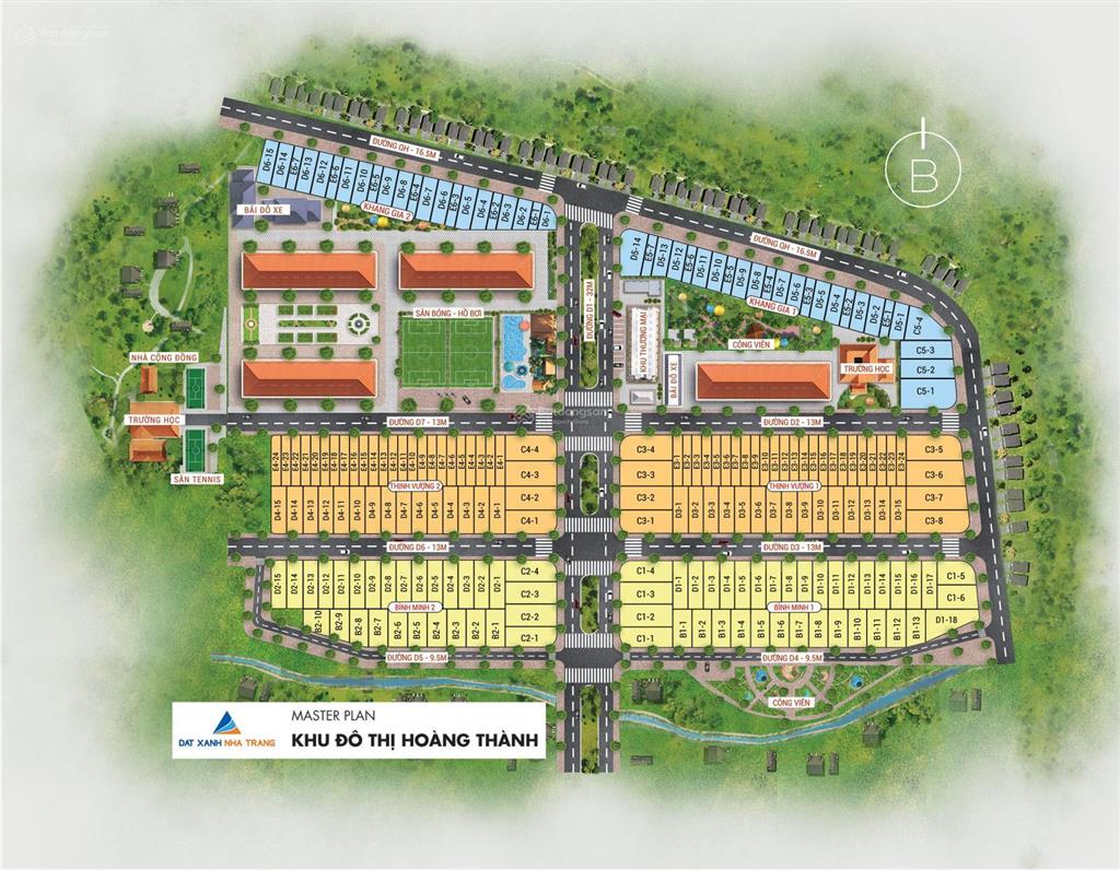 Bán gấp đất nền đẹp 130m2  sổ đỏ  dự án dvilla hoàng thành  ngay trường học  bể bơi