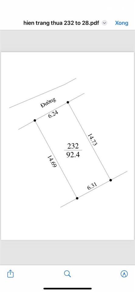 Lô góc 92.4m² gần chùa thầy ô tô vào đất, mặt tiền 6.24m, cách đại lộ thăng long 2km, giá tốt