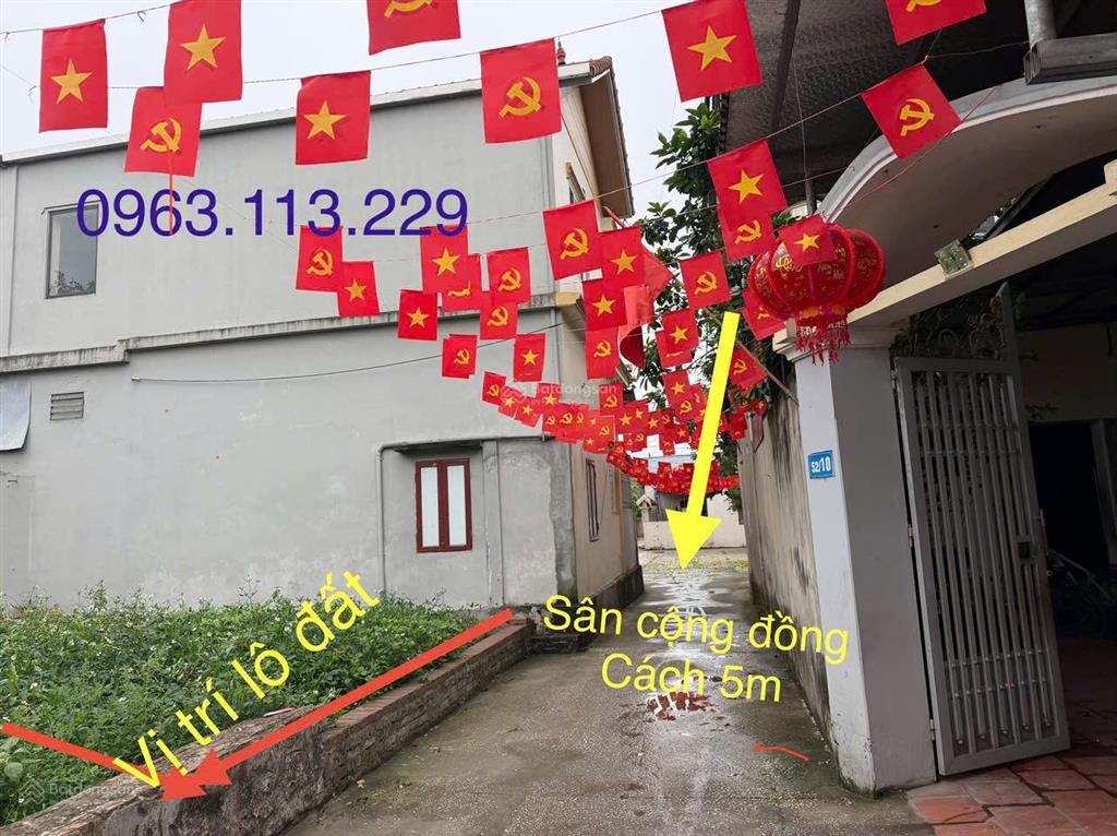 Lô góc 92.4m² gần chùa thầy ô tô vào đất, mặt tiền 6.24m, cách đại lộ thăng long 2km, giá tốt