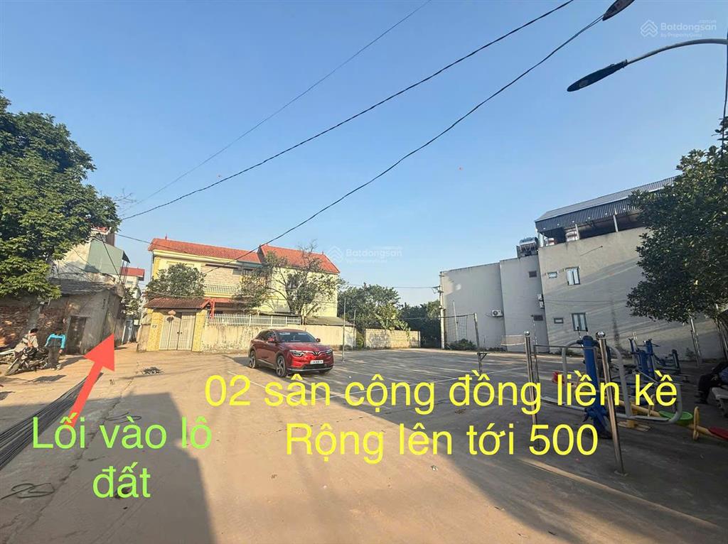 Bán đất 92,4m² áp góc gần chùa thầy, ô tô vào, sát đại lộ thăng long, tiềm năng tăng giá mạnh