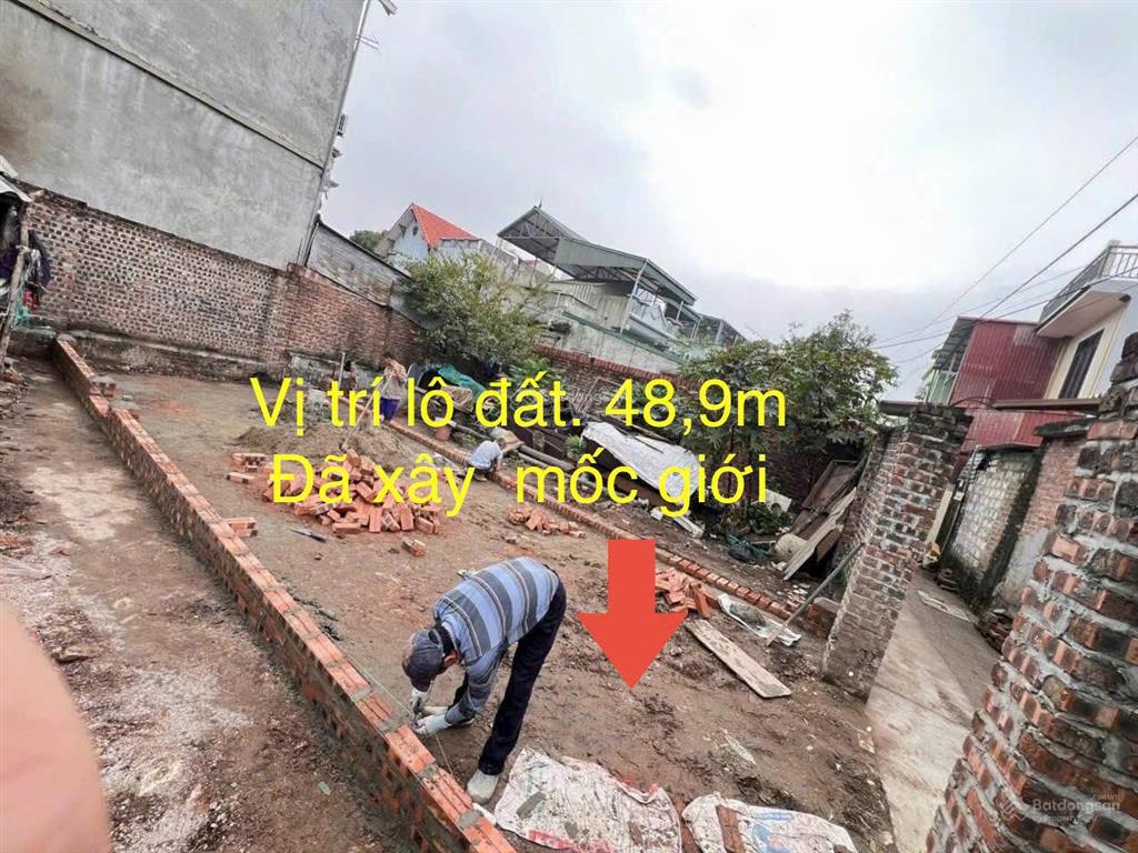 Bán đất sổ đỏ chính chủ  ngõ ô tô  cách đường lớn 10m  quốc oai, hà nội