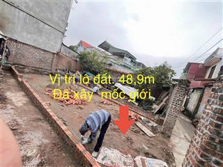 Bán đất sổ đỏ chính chủ  ngõ ô tô  cách đường lớn 10m  quốc oai, hà nội