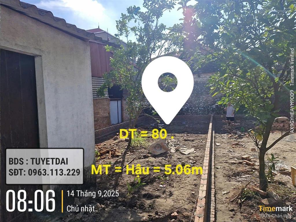 Đất full thổ cư sài khê  chùa thầy, 54m² & 80,4m², chỉ hơn 3 tỷ, không vướng quy hoạch giải tỏa