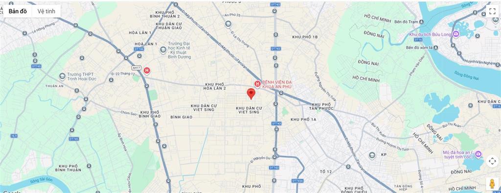 Cho thuê mặt bằng kinh doanh 850m2 an phú, thuận an
