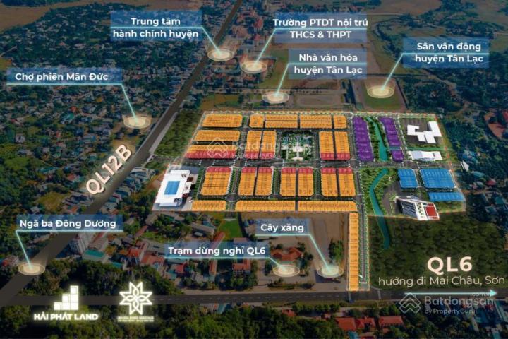 Bán đất nền dự án đẹp mường khến heritage, 80m2, giá thỏa thuận, ở mãn đức, tân lạc, hòa bình