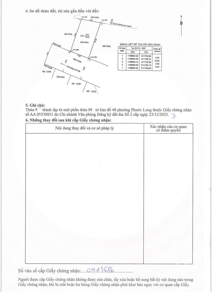 Bán đất dự án phân lô đường 339 đỗ xuân hợp gần chợ phước long b q9 (54.5m2) 6 tỷ