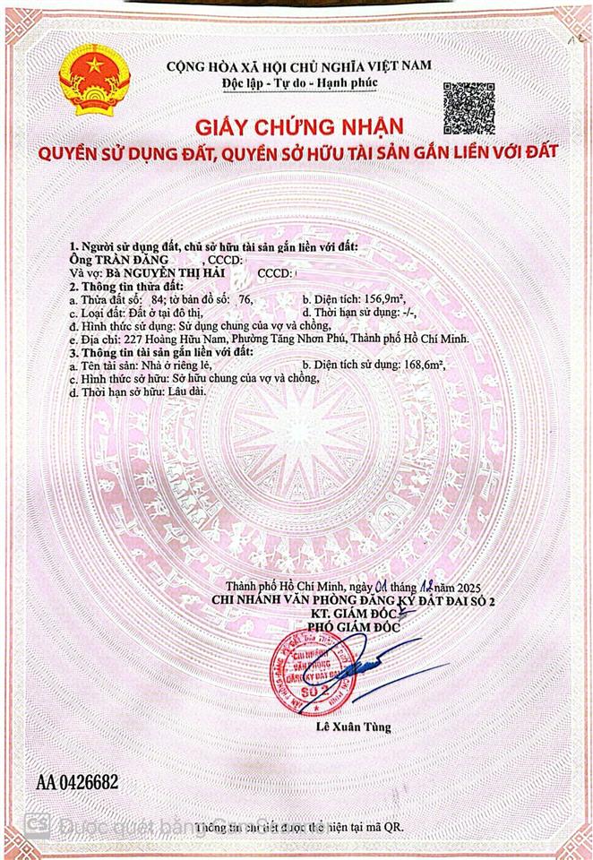 Bán nhà mặt phố đường hoàng hữu nam rộng 30 mét gần ngã 4 lê văn việt q9 (156,9m2) 17.5 tỷ