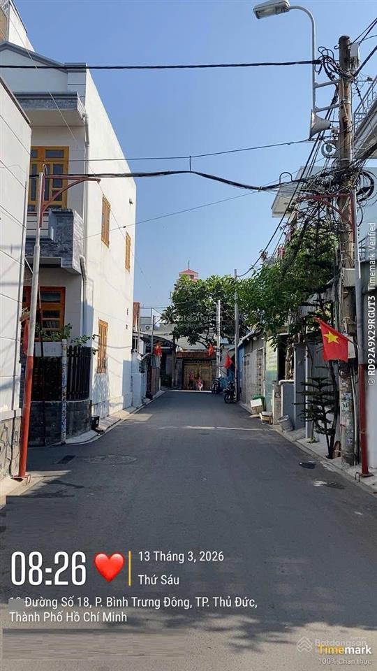 Bán nhà riêng mặt đường số 18 gần ngay chợ tân lập p. bình trưng mới q2 cũ (71.4m2) 9.4 tỷ