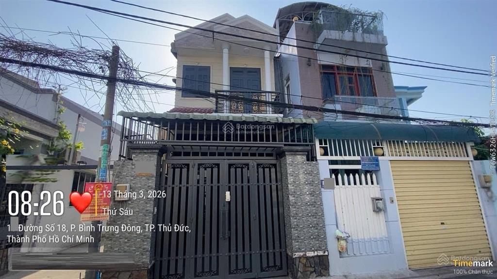 Bán nhà riêng mặt đường số 18 gần ngay chợ tân lập p. bình trưng mới q2 cũ (71.4m2) 9.4 tỷ