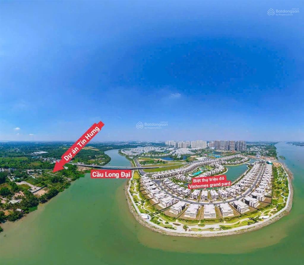 Bán đất ở tại đô thị da tín hưng đường long phước gần cầu long đại view mặt sông đn (56m²) 3.580 tỷ