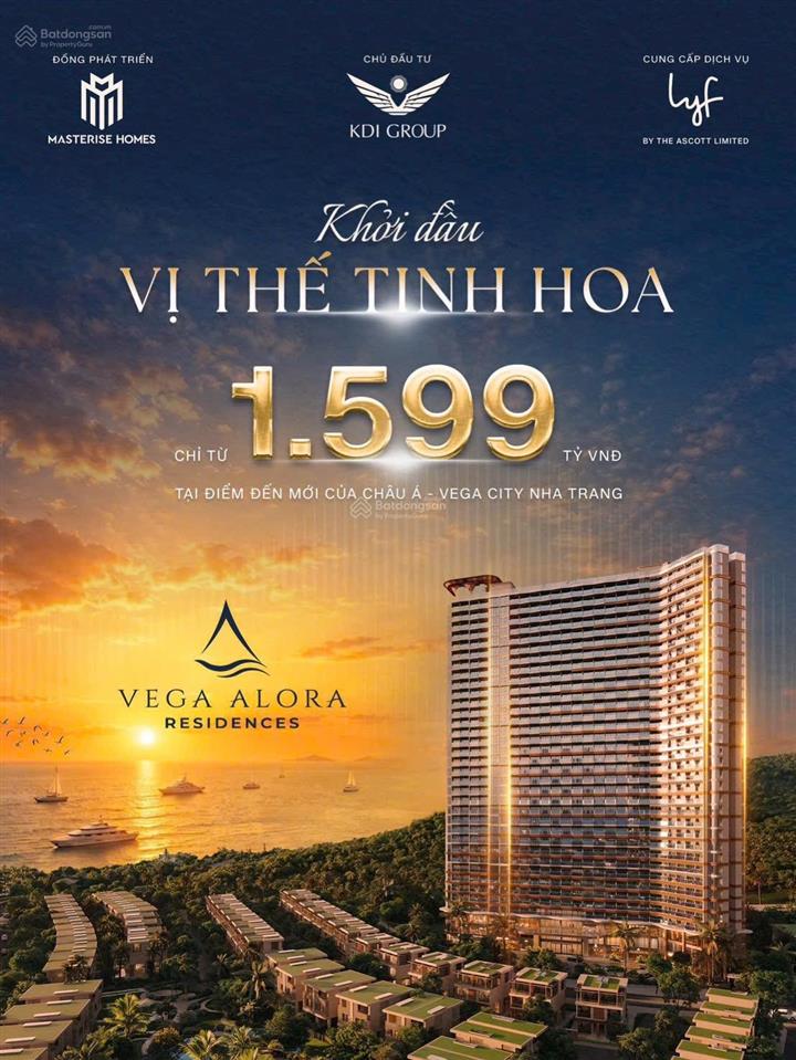 Alora toà căn hộ cuối cùng của dự án vega city tọa lạc tại bắc nha trang .khởi công vào tháng7/2026