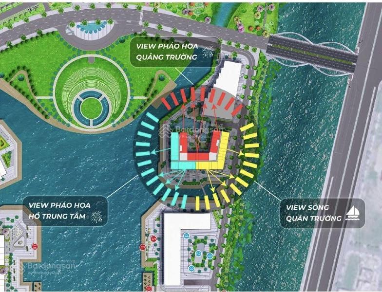 Căn góc trục 47 tầng cao view pháo hoa hồ trung tâm toà the fest 2 dự án charmora city