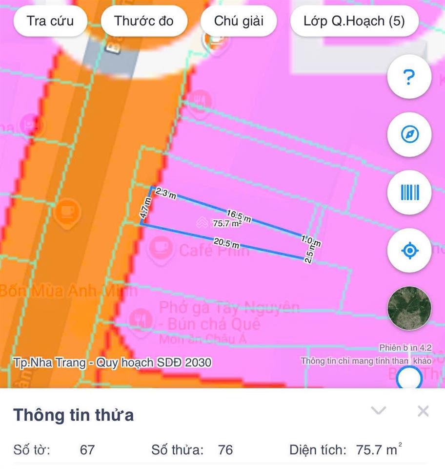 Nhà 2 tầng mặt tiền đường dương hiến quyền, vị trí kinh doanh, giá 8 tỷ 650  bắc nha trang