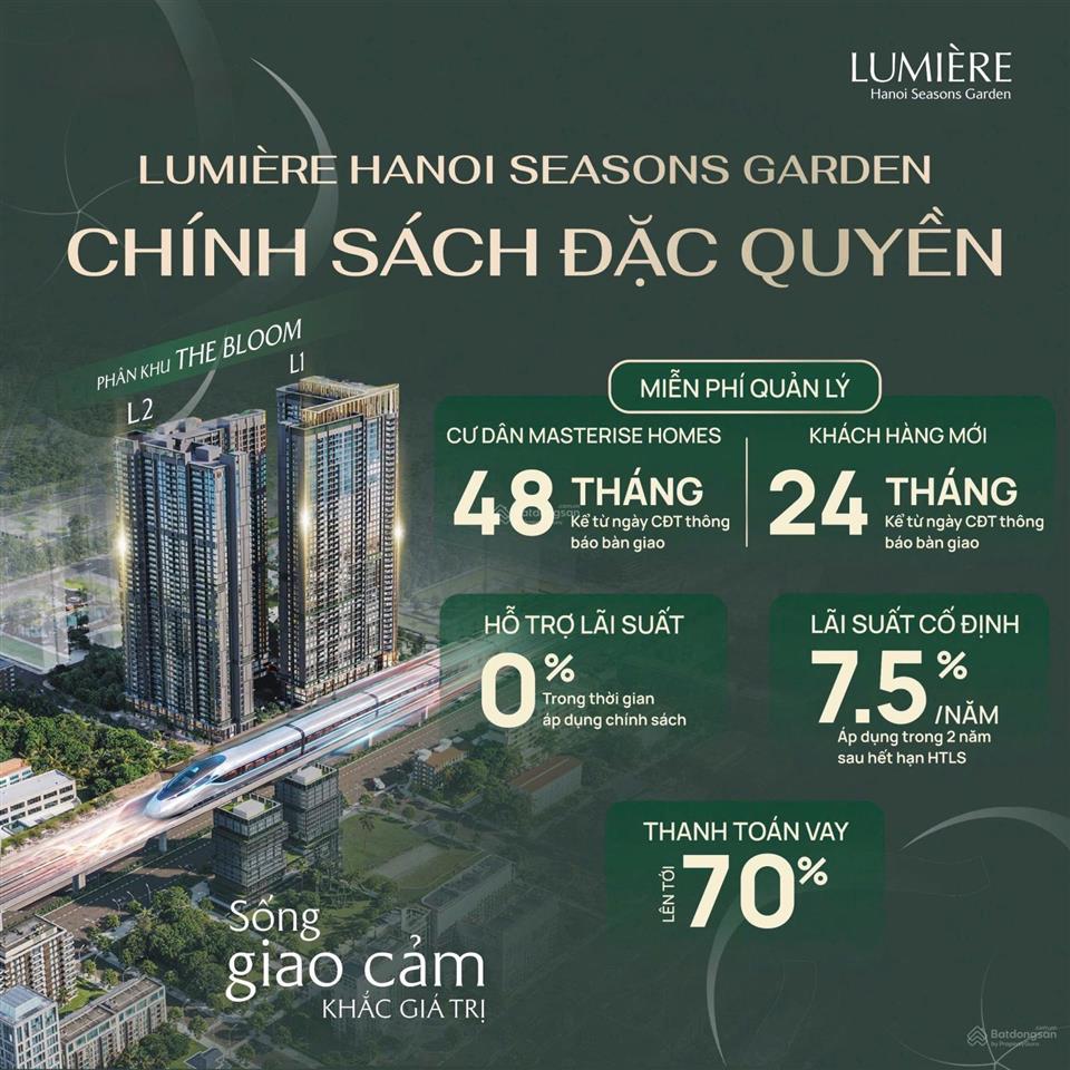 Bán cc tại hanoi seasons garden, giá ưu đãi, 15,15 tỷ, 101m2, view đẹp