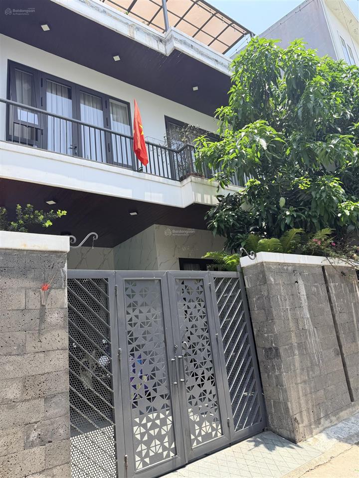 Bán nhà biệt thự sân vườn đường bình an 7  hoà cường  diện tích 122m2 mt 8,1m. giá 9,x tỷ