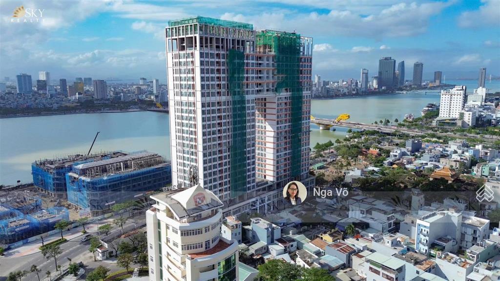 Căn hộ 1 pn, 50m2 sun ponte, view biển, tầng 15, vị trí đắc địa ngay cầu rồng