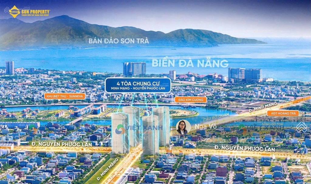 Quỹ căn hiếm four s tower 2pn + sân vườn + view biển  vừa ở vừa khai thác cho thuê
