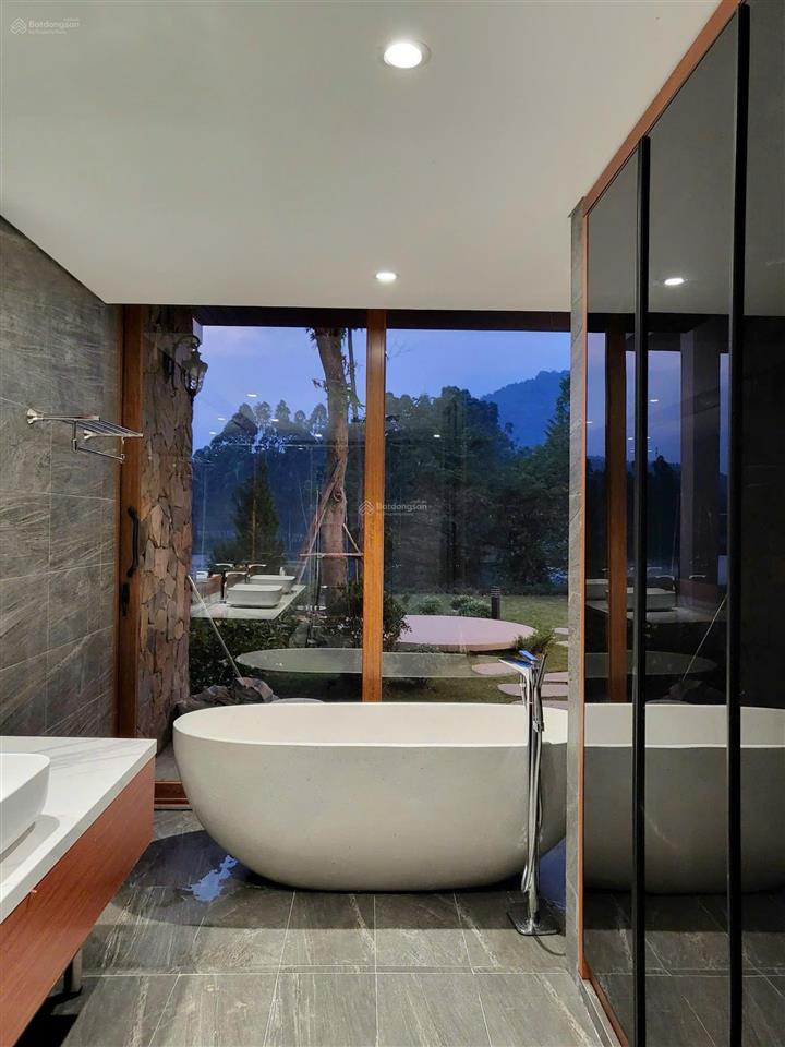 Villa 250m2 venus flamingo  cầu thang xoắn ốc độc lạ, sân vườn mái kính view hồ thanh cao, tam đảo