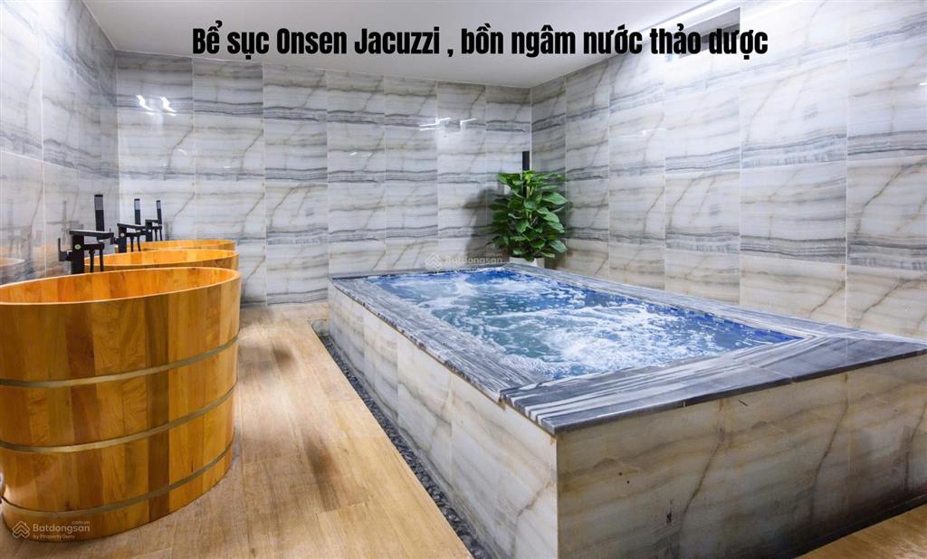 Bán villa 300m2 có hầm với đầy đủ tiện ích xông hơi ướt + khô, bể sục onsen jacuzzi, ngâm thảo dược