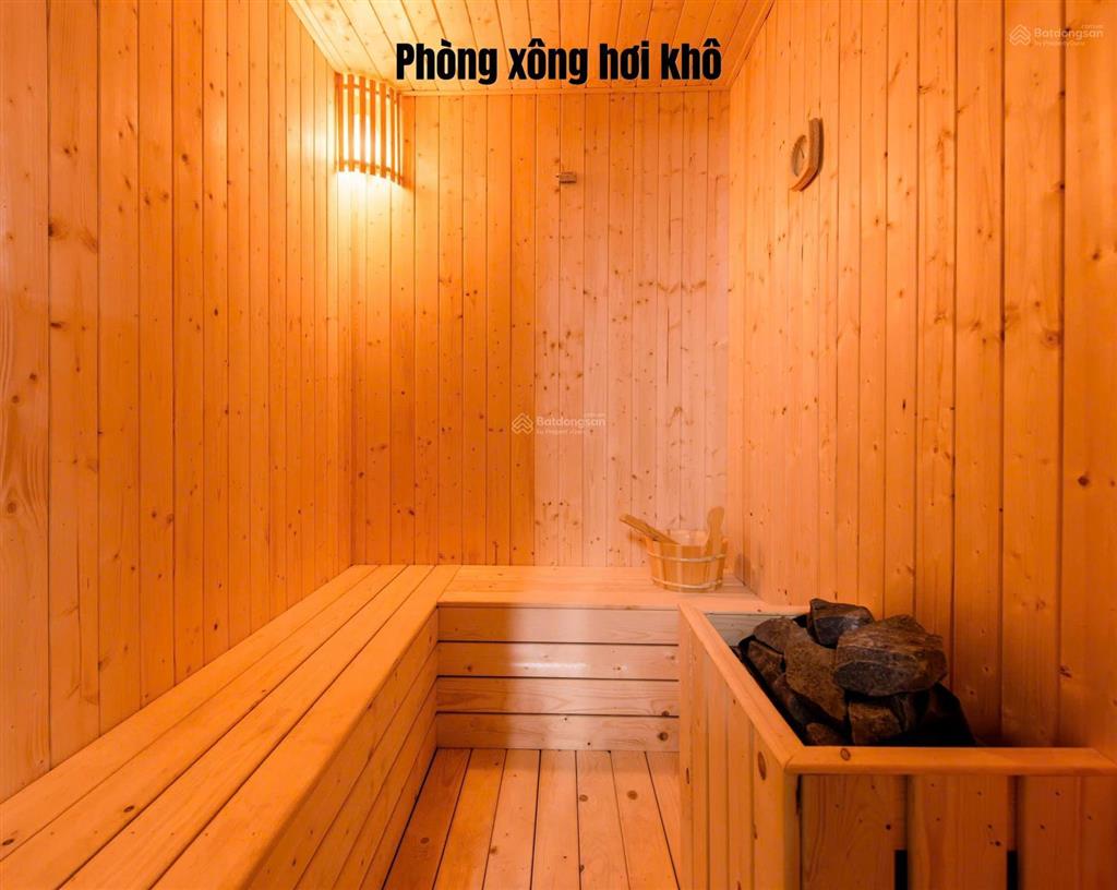Bán villa 300m2 có hầm với đầy đủ tiện ích xông hơi ướt + khô, bể sục onsen jacuzzi, ngâm thảo dược