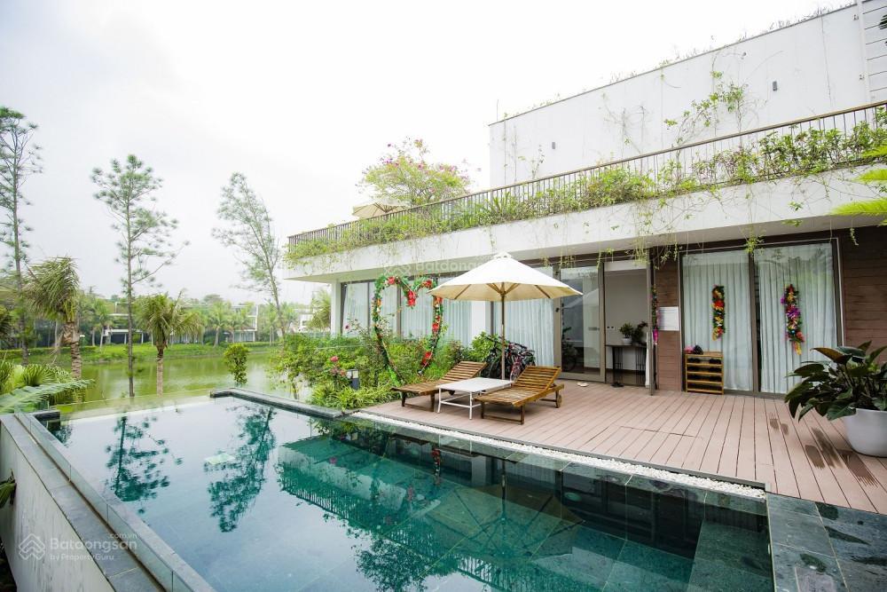 Bán villa dãy lx 336m2, view trực diện hồ đại lải, sổ lâu dài, 5pn, full tiện ích hiện đại