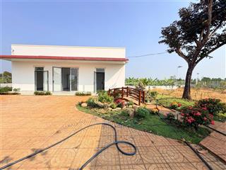 Bán nhà vườn nghỉ dưỡng 2000m2, có 100m thổ cư, có nhà 2 phòng ngủ, xã sông trầu, trảng bom